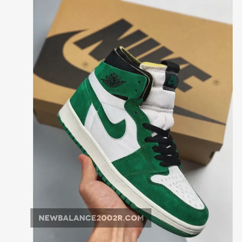 Air Jordan 1 Zoom Cmft Stadium Green/Black-White-Ghost Green AJ1