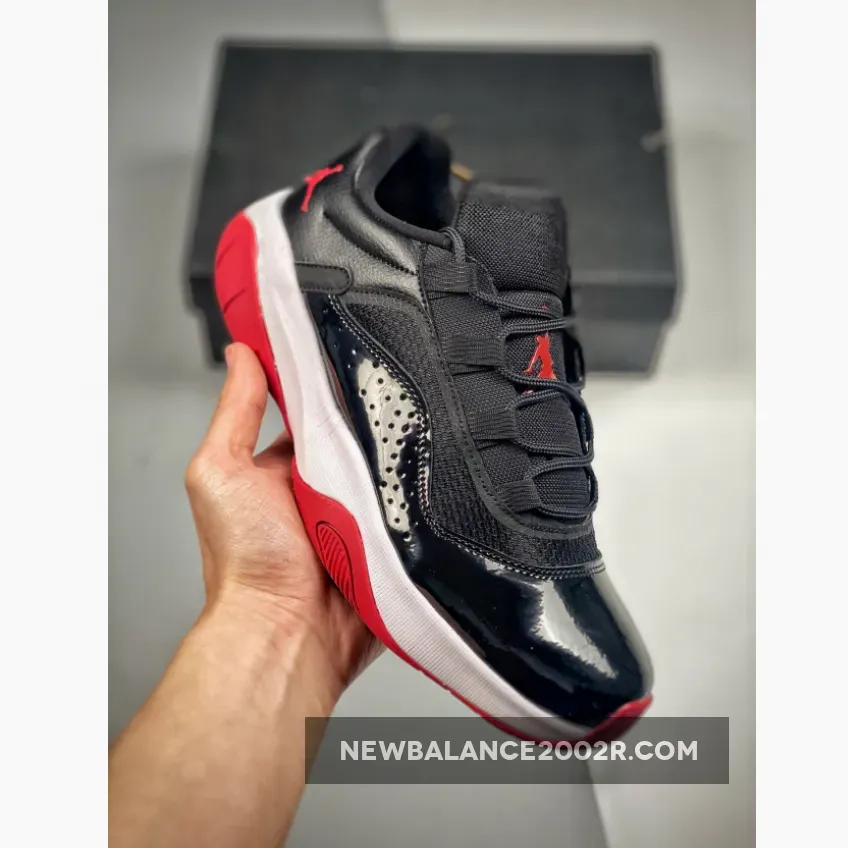 Air Jordan 11 CMFT Low "Bred" Black/White/Gym Red
