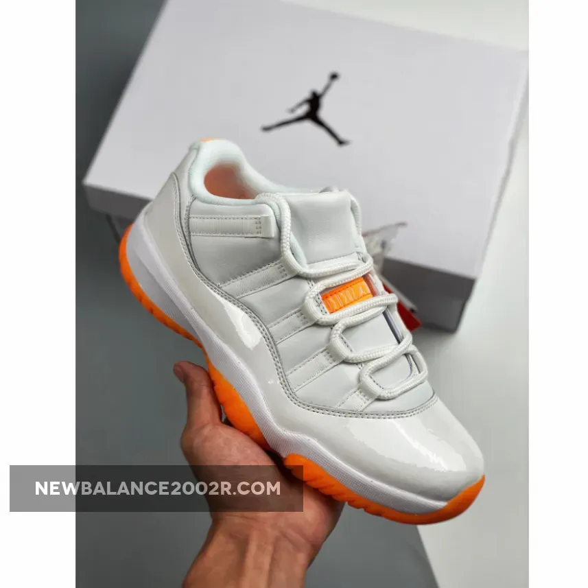 Air Jordan 11 Low Wmns 'Bright Citrus' AJ11 White