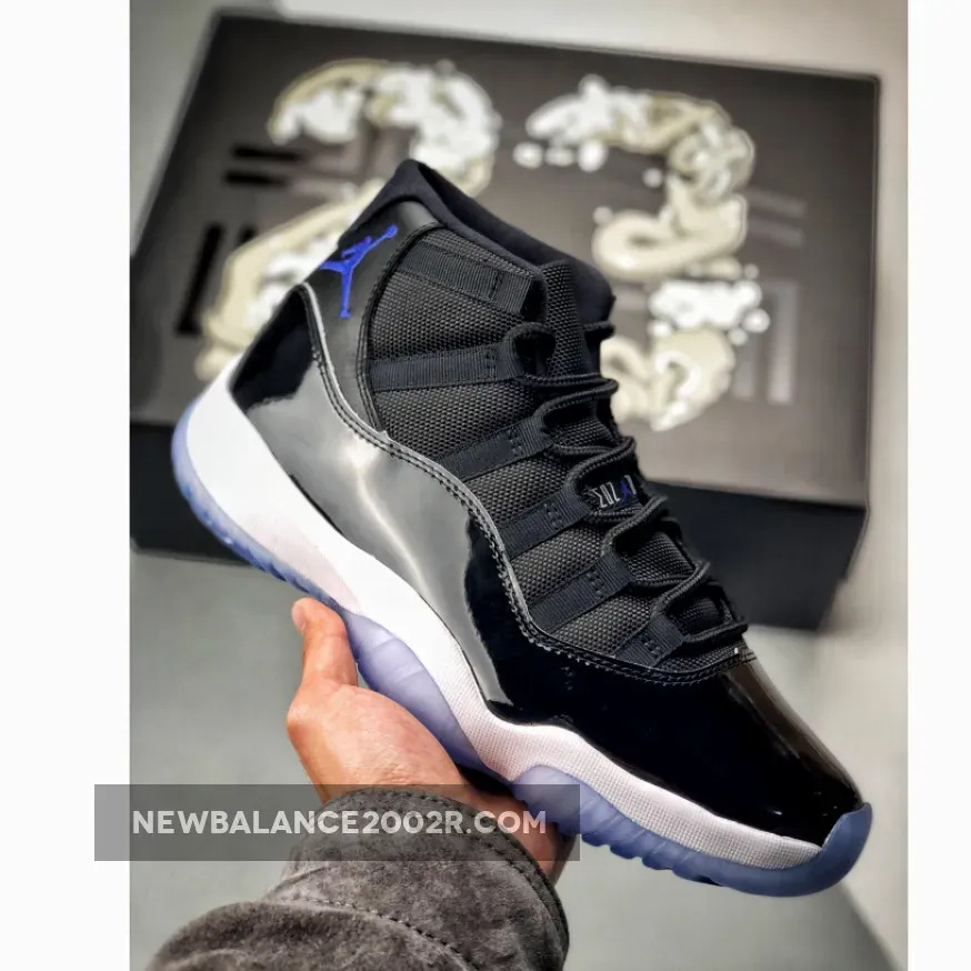 Air Jordan 11 Retro "Space Jam" 2016 Men's Black/Concord-White AJ11 Black