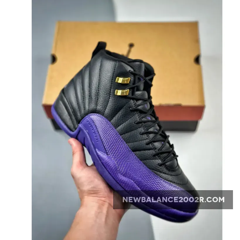 Air Jordan 12 Black/Field Purple-Taxi
