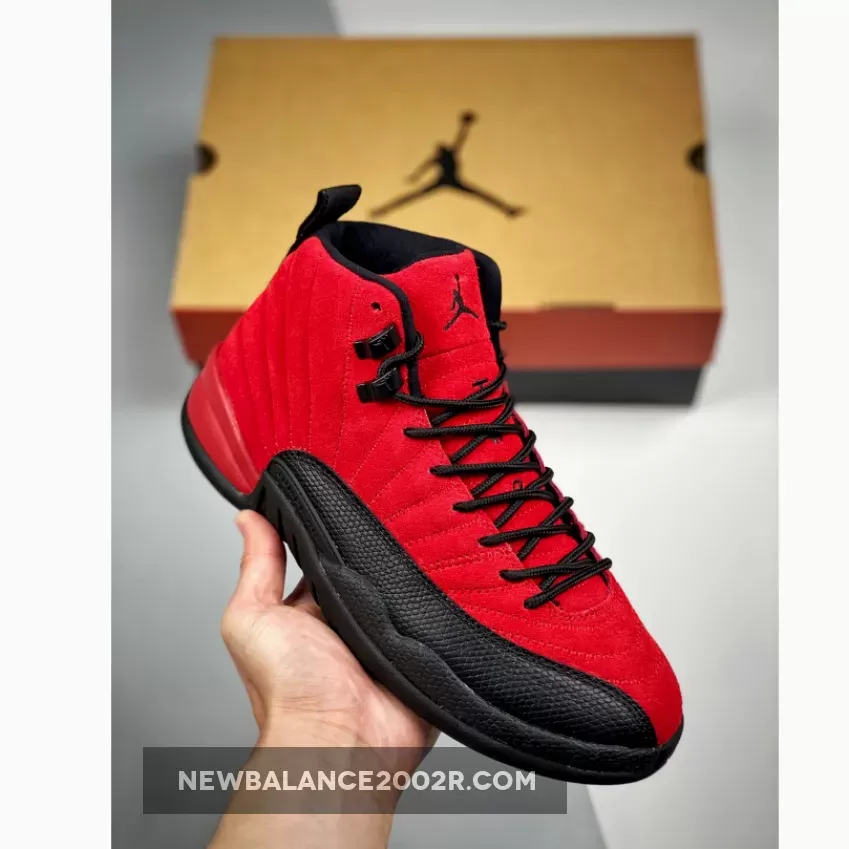 Air Jordan 12 "Reverse Flu Game" Varsity Red/Black