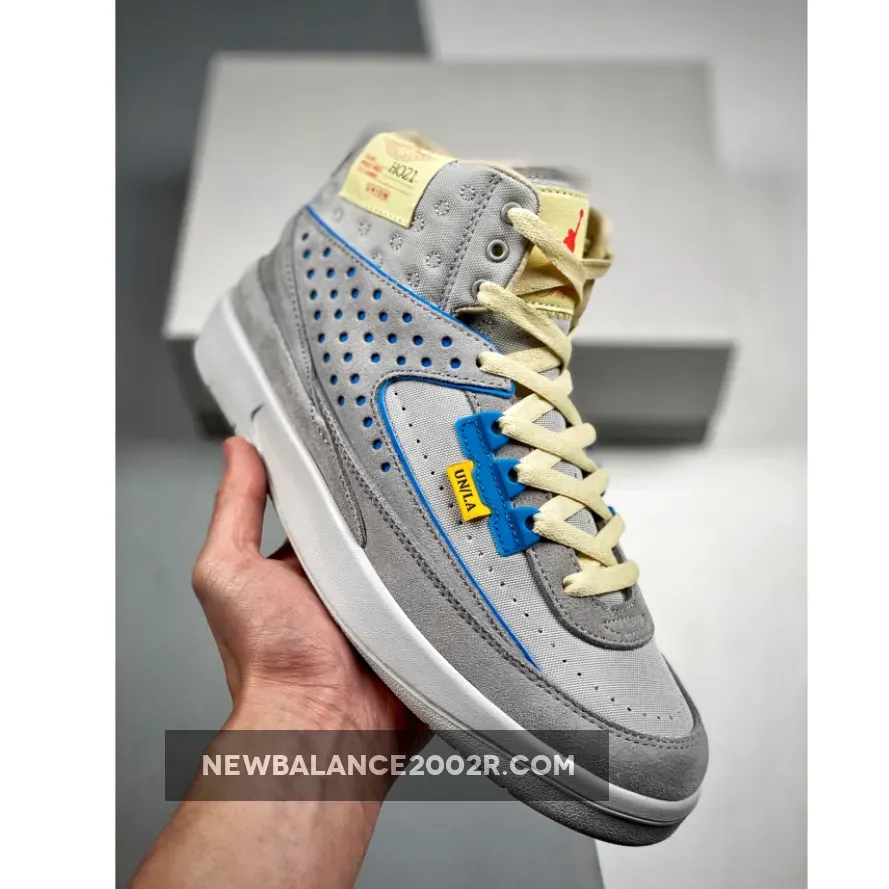 Air Jordan 2 Sp Union – Grey Fog/Siren Red-Light Smoke AJ2