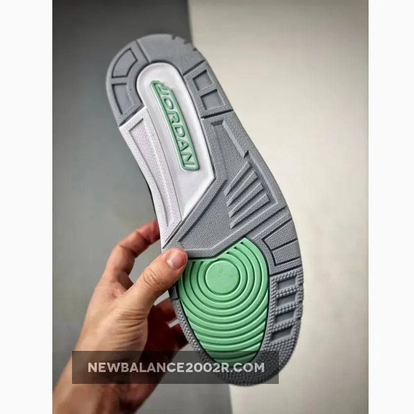 Air Jordan 3 Black/Green Glow-White Air Jordan 3 Black/Green Glow-White