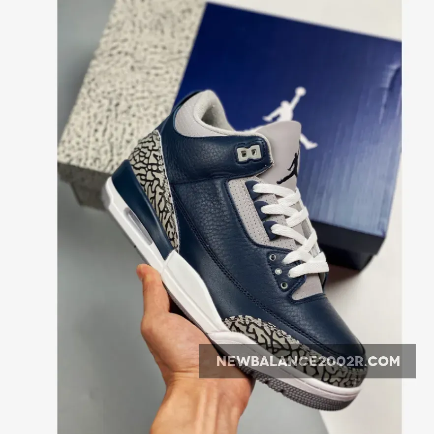 Air Jordan 3 Midnight Navy/Cement Grey-White