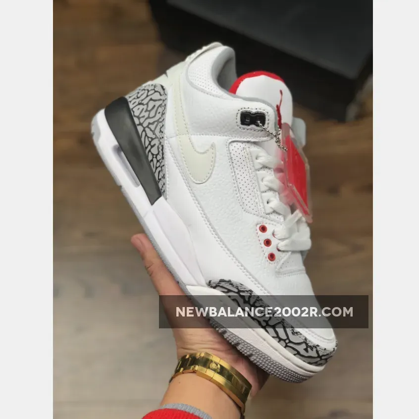 Air Jordan 3 NRG "JTH" White Cement