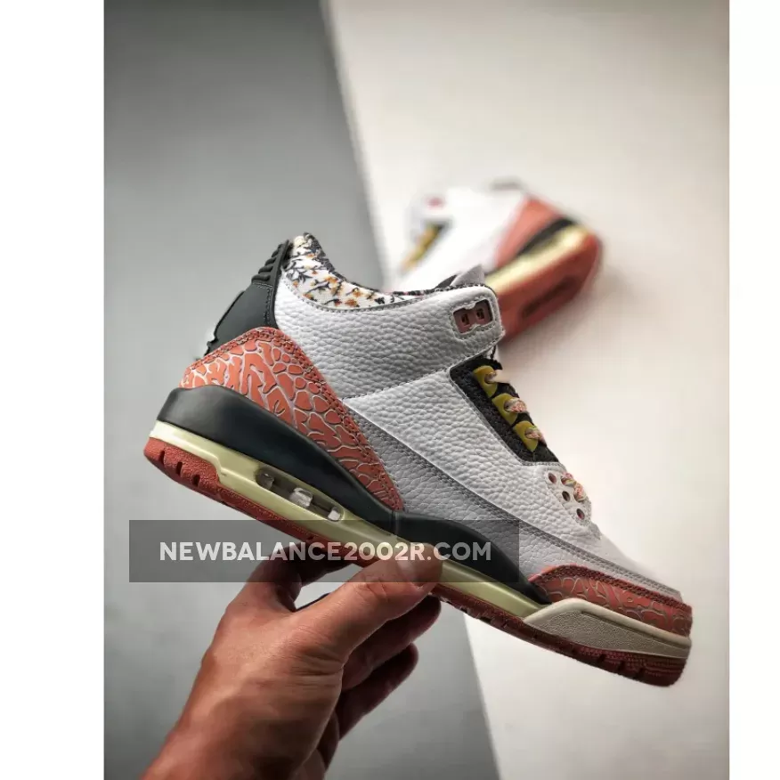 Air Jordan 3 "Vintage Floral" White/Red Stardust
