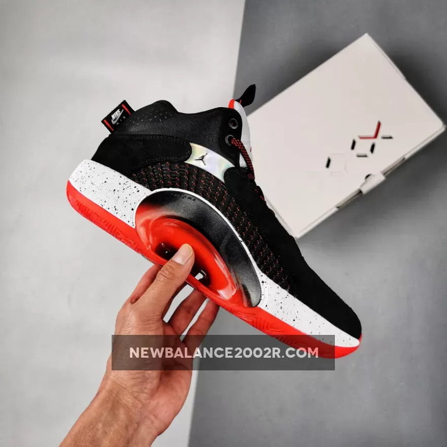 Air Jordan 35 Bred Black/Fire Red-Reflective Silver