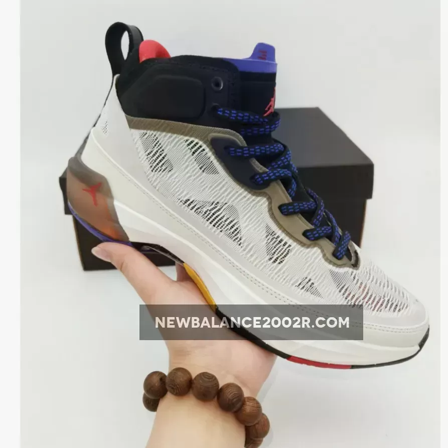 Air Jordan 37 Light Bone/Fire Red-Black-Dark Concord
