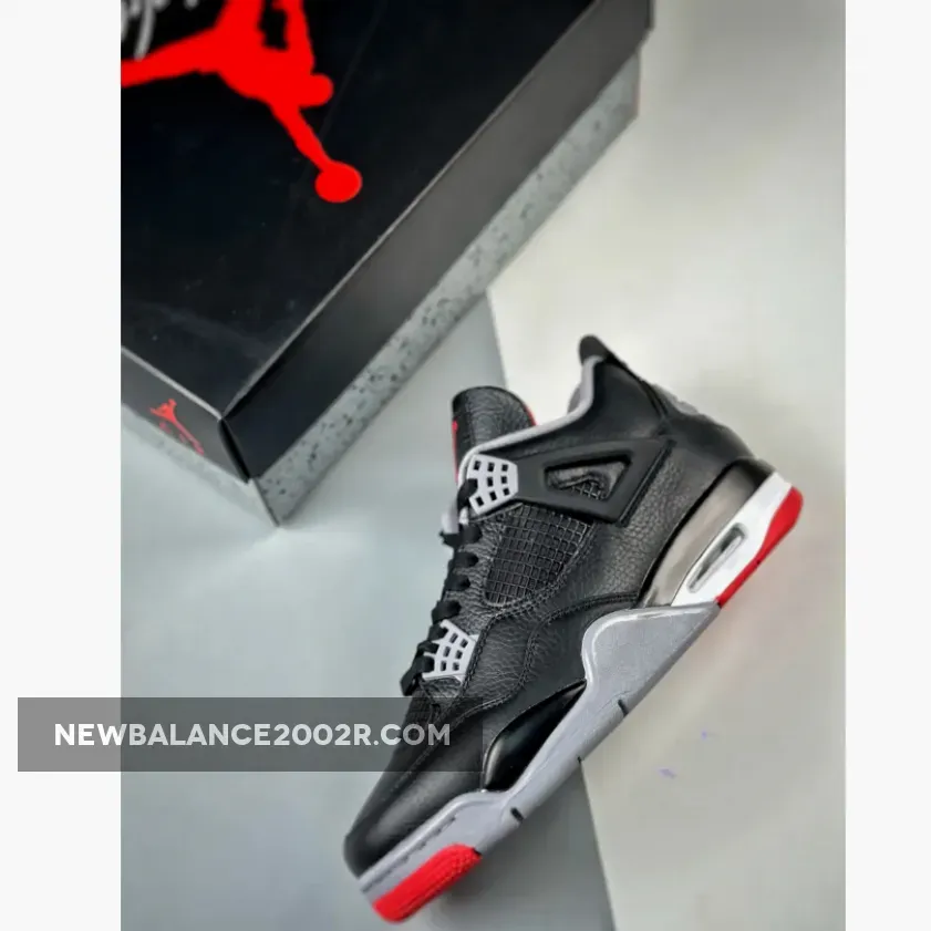 Air Jordan 4 Bred Reimagined in Air Jordan 4 Bred Reimagined in