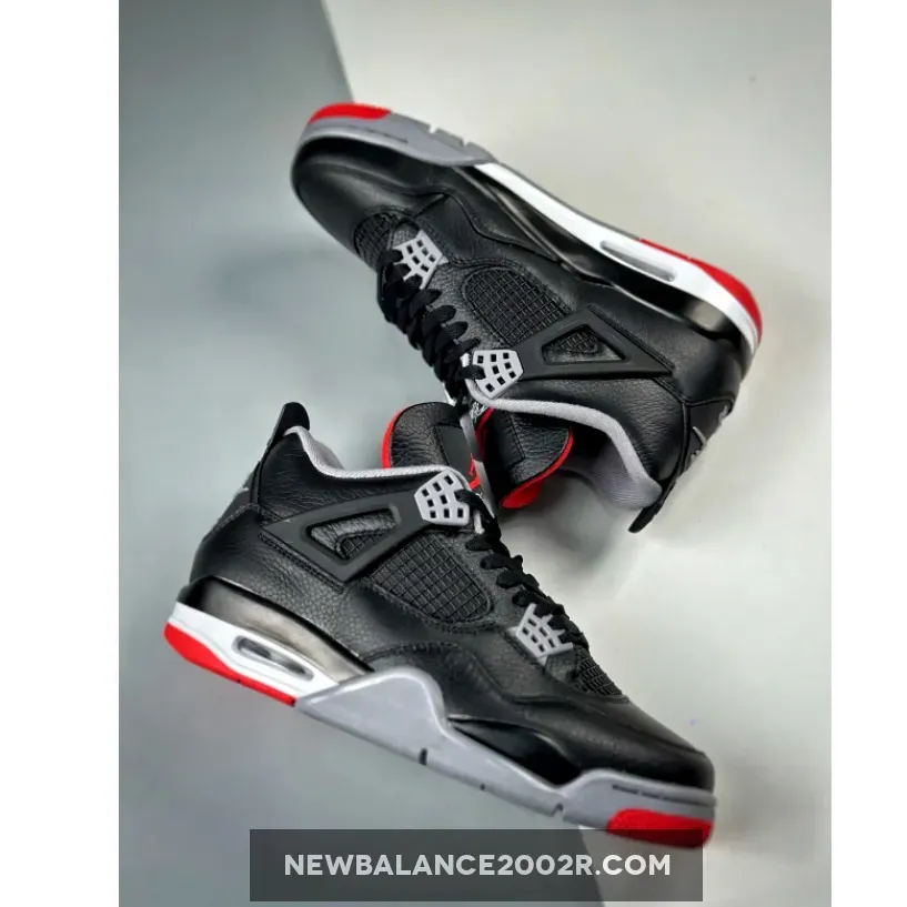 Air Jordan 4 Bred Reimagined in Air Jordan 4 Bred Reimagined in