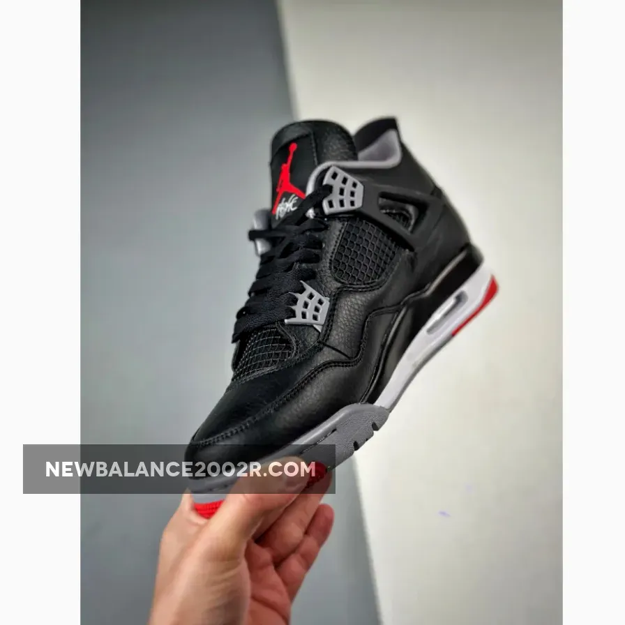 Air Jordan 4 Bred Reimagined in Air Jordan 4 Bred Reimagined in