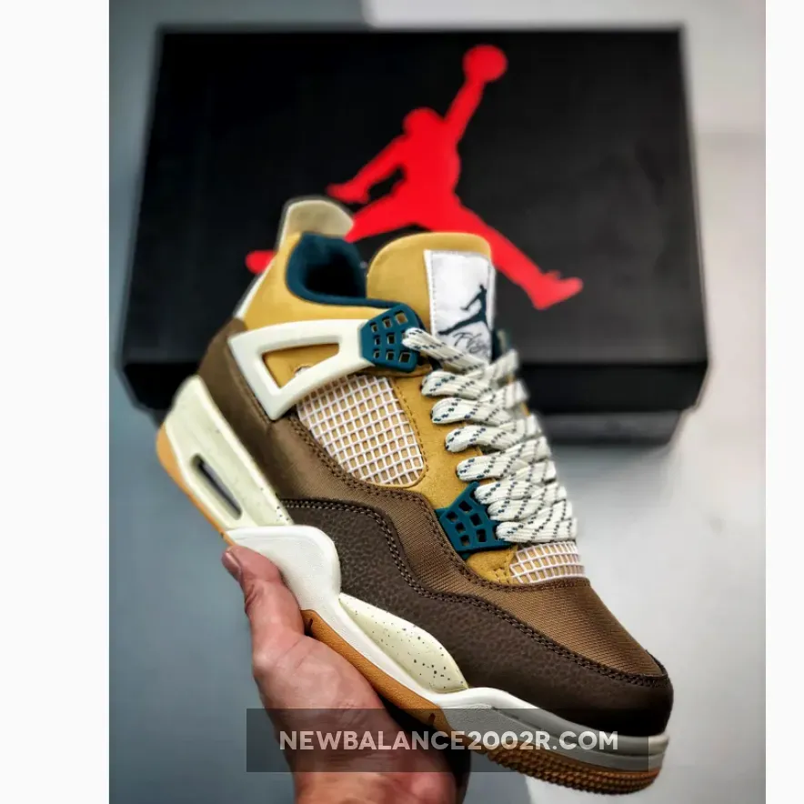Air Jordan 4 Cacao Wow/Geode Teal-Ale Brown