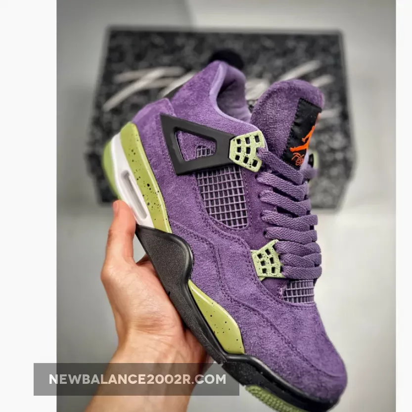 Air Jordan 4 Canyon Purple/Anthracite-Alligator-Saftey Orange