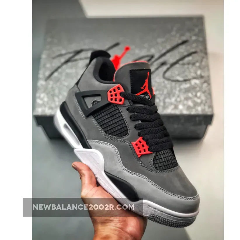 Air Jordan 4 "Infrared" Dark Grey/Infrared 23-Black-Cement Grey