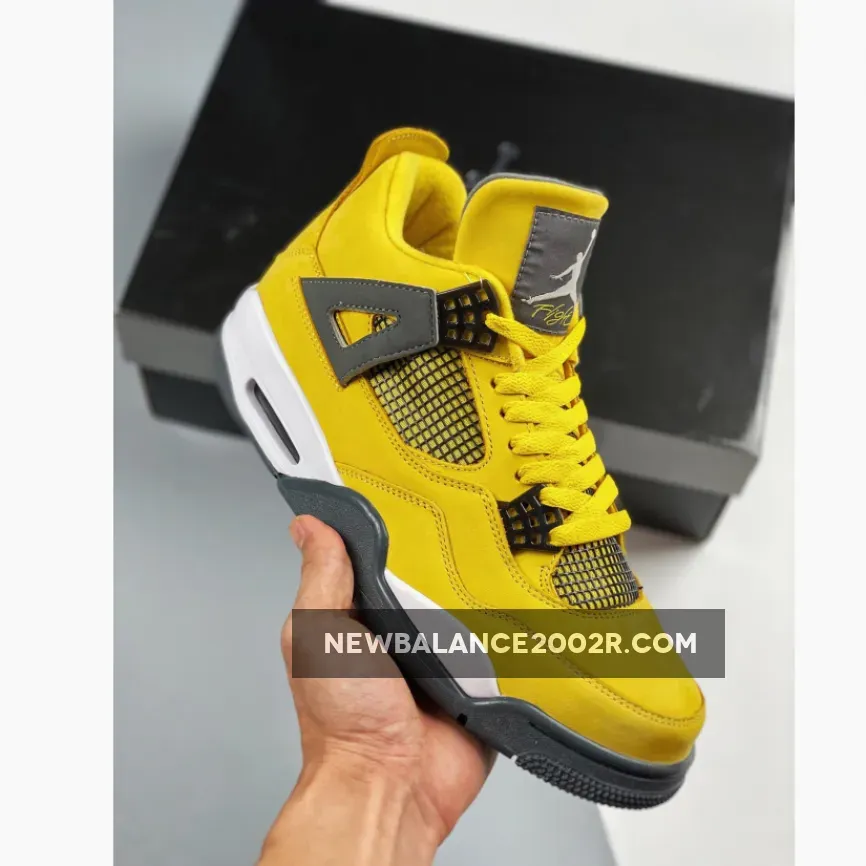 Air Jordan 4 ‘Lightning 2021’ Tour Yellow/White-Grey