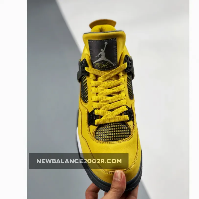 Air Jordan 4 ‘Lightning 2021’ Tour Yellow/White-Grey Air Jordan 4 ‘Lightning 2021’ Tour Yellow/White-Grey