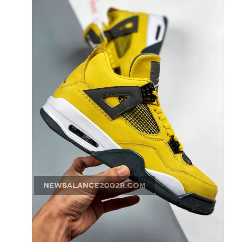 Air Jordan 4 ‘Lightning 2021’ Tour Yellow/White-Grey Air Jordan 4 ‘Lightning 2021’ Tour Yellow/White-Grey