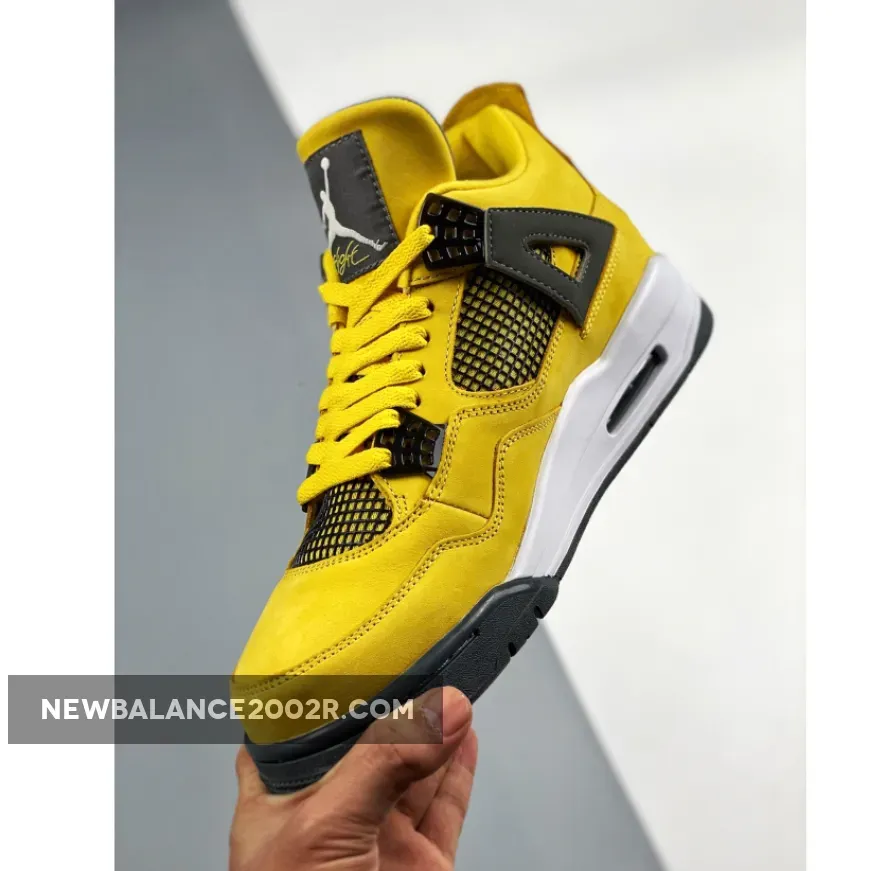 Air Jordan 4 ‘Lightning 2021’ Tour Yellow/White-Grey Air Jordan 4 ‘Lightning 2021’ Tour Yellow/White-Grey