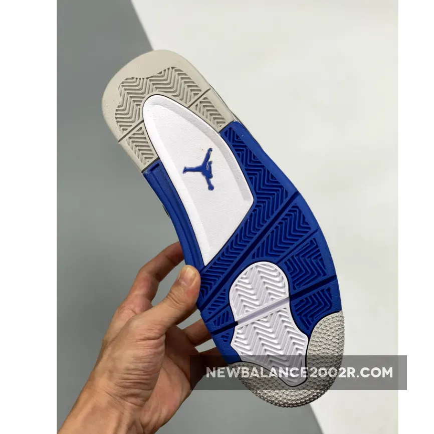 Air Jordan 4 "Motorsport" White/Game Royal-Black Air Jordan 4 "Motorsport" White/Game Royal-Black