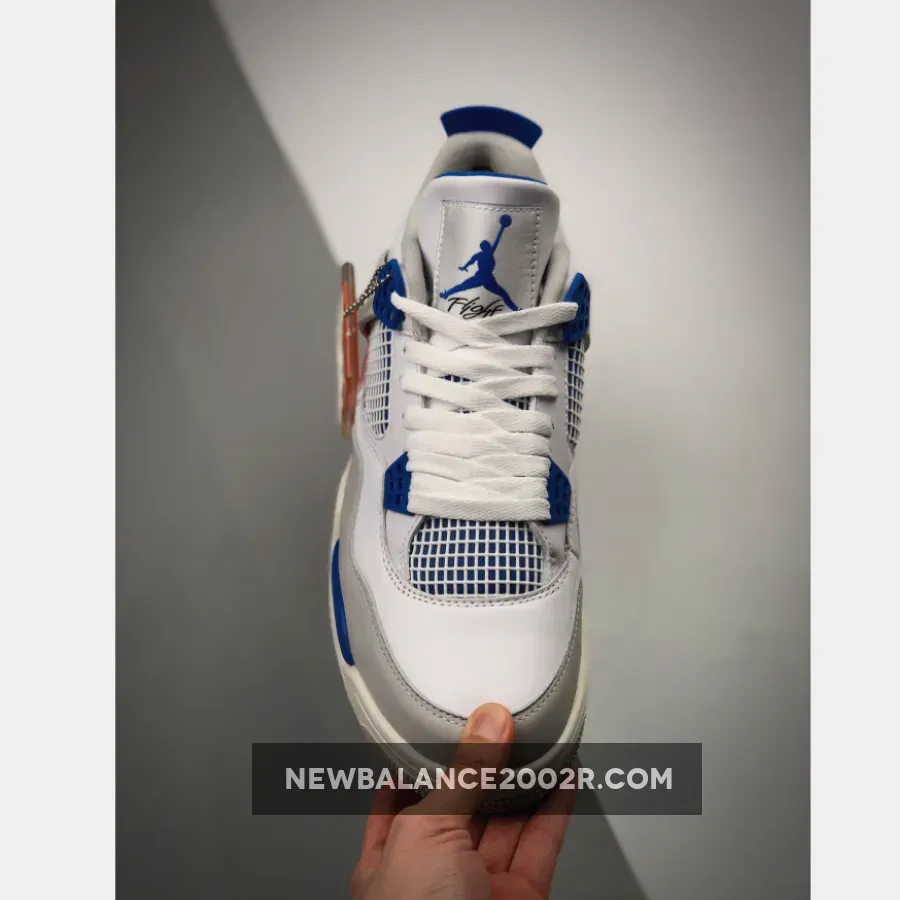 Air Jordan 4 OG White/Neutral Grey-Military Blue Air Jordan 4 OG White/Neutral Grey-Military Blue