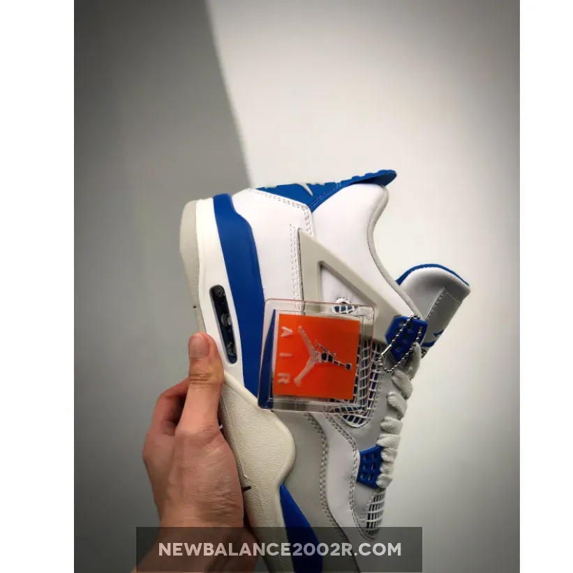 Air Jordan 4 OG White/Neutral Grey-Military Blue Air Jordan 4 OG White/Neutral Grey-Military Blue