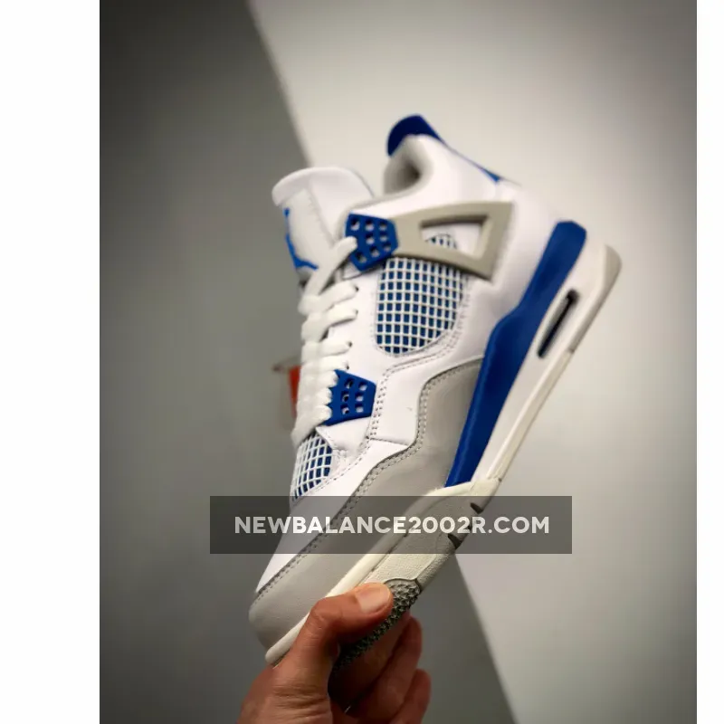 Air Jordan 4 OG White/Neutral Grey-Military Blue Air Jordan 4 OG White/Neutral Grey-Military Blue