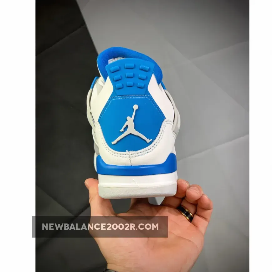 Air Jordan 4 OG White/Neutral Grey-Military Blue Air Jordan 4 OG White/Neutral Grey-Military Blue