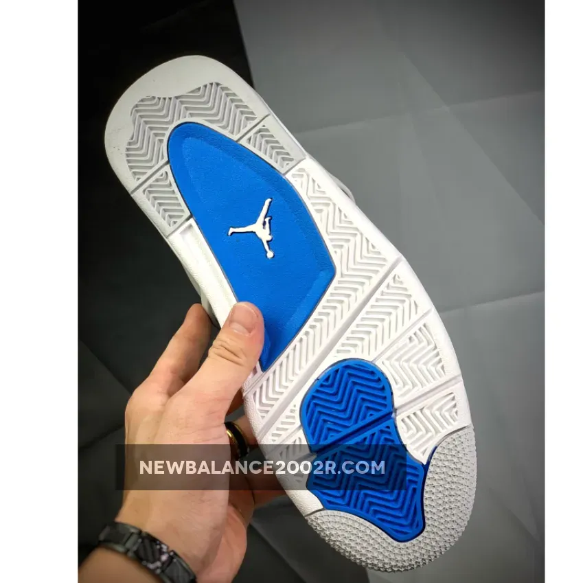 Air Jordan 4 OG White/Neutral Grey-Military Blue Air Jordan 4 OG White/Neutral Grey-Military Blue