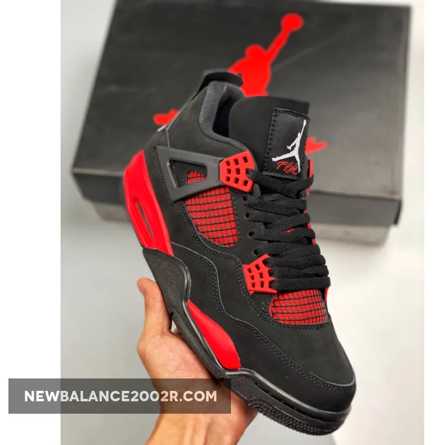 Air Jordan 4 Retro "Red Thunder" AJ4 UniSex
