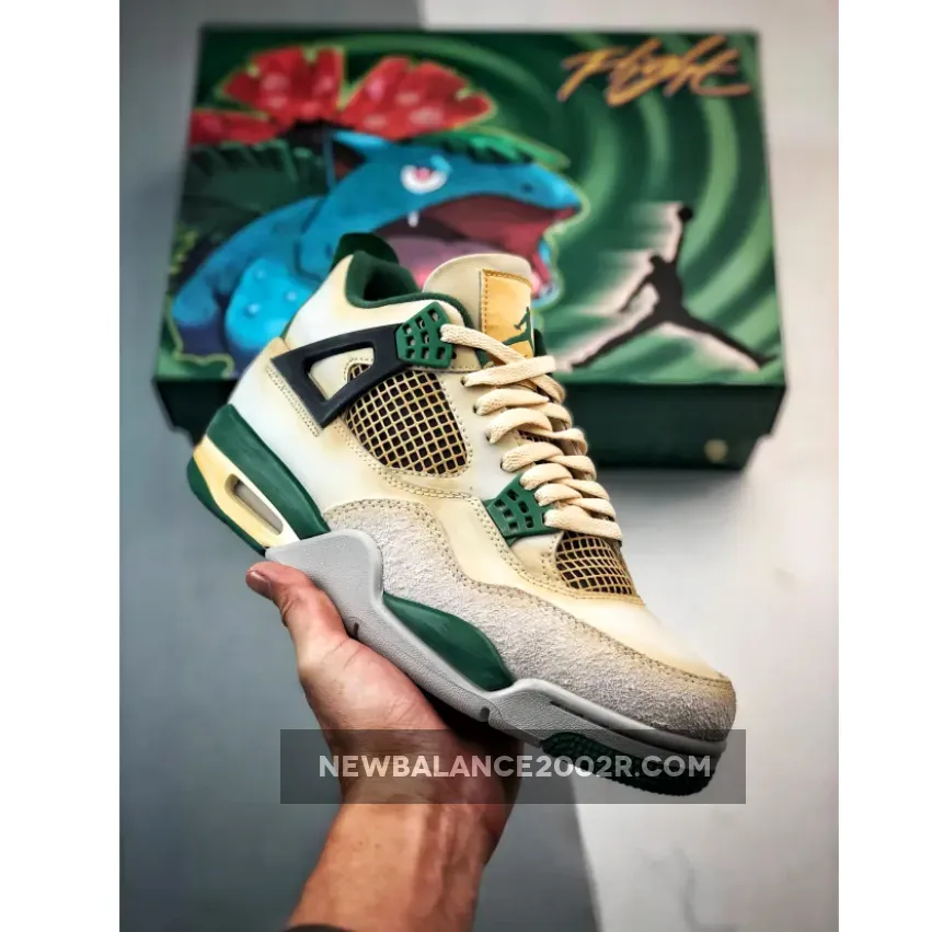 Air Jordan 4 Sail Green