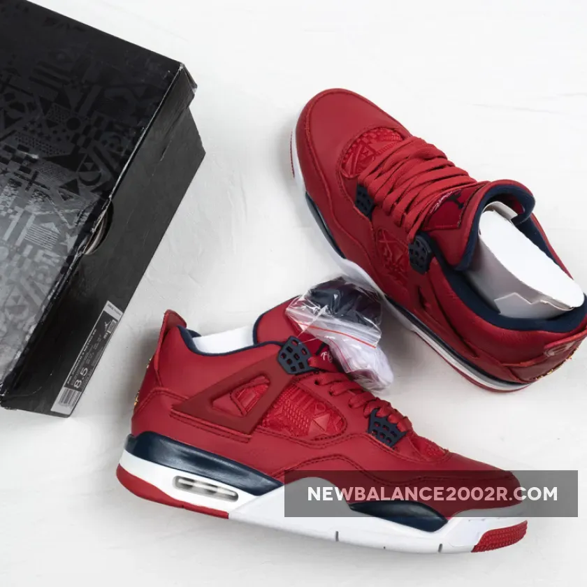 Air Jordan 4 SE "FIBA" Gym Red/White-Gold