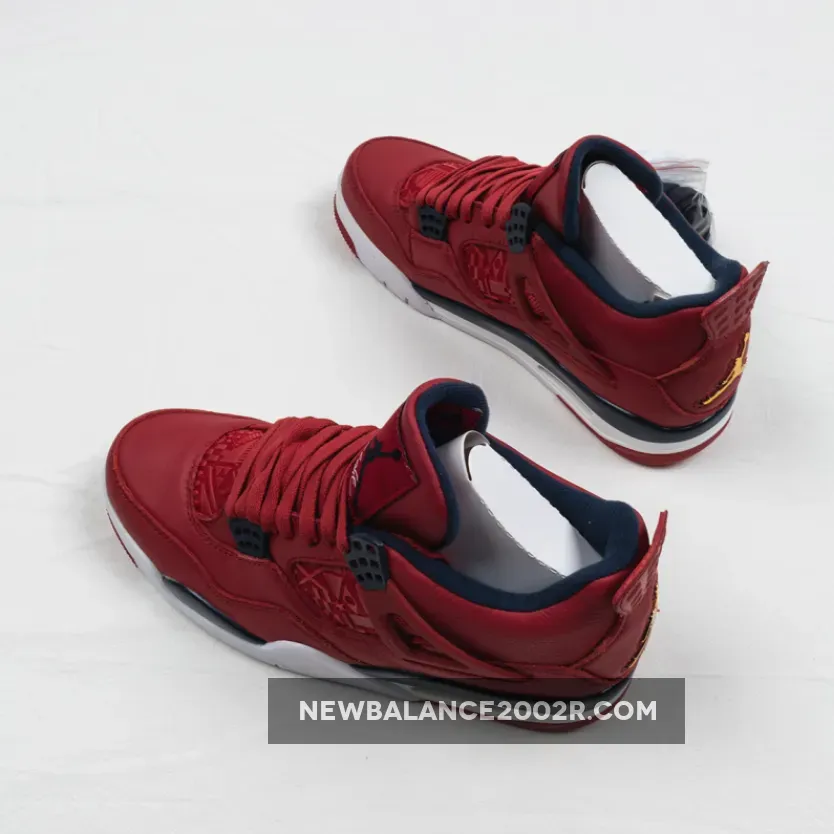 Air Jordan 4 SE "FIBA" Gym Red/White-Gold Air Jordan 4 SE "FIBA" Gym Red/White-Gold