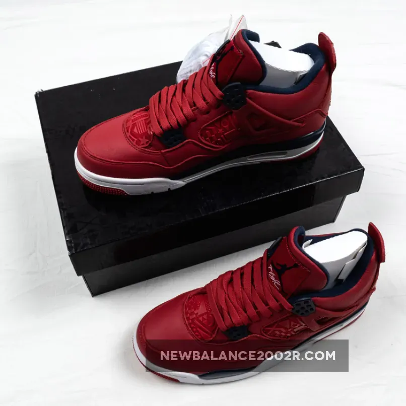 Air Jordan 4 SE "FIBA" Gym Red/White-Gold Air Jordan 4 SE "FIBA" Gym Red/White-Gold