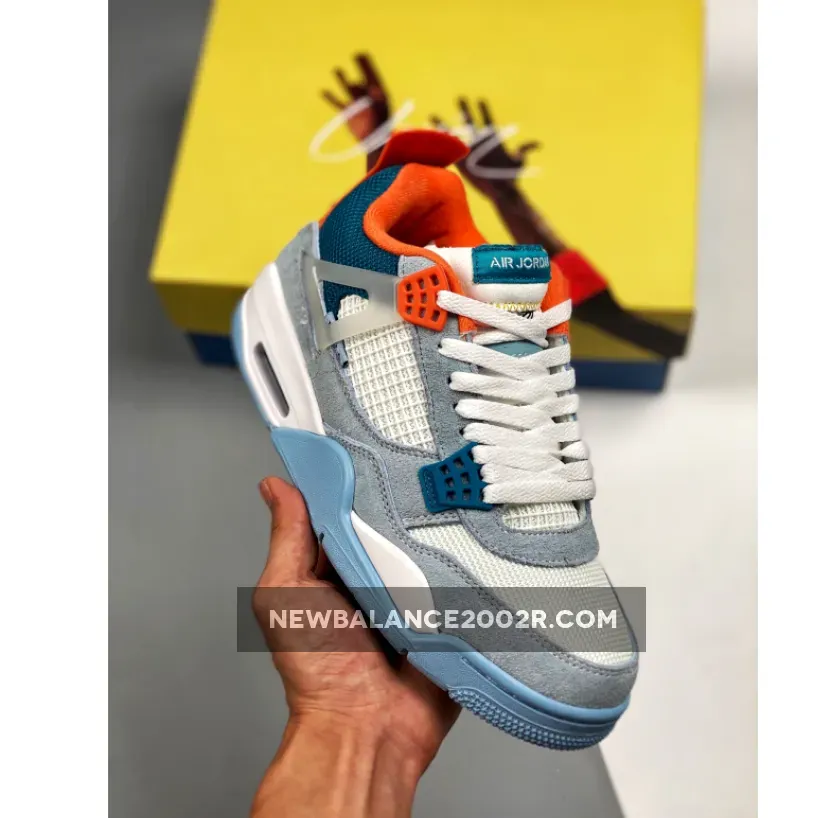 Air Jordan 4 White Blue Red