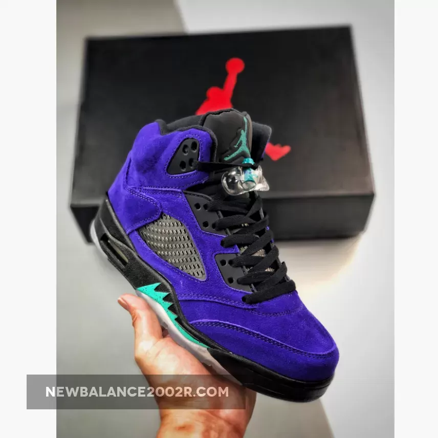 Air Jordan 5 "Alternate Grape" Grape Ice/Black-Clear-New Emerald