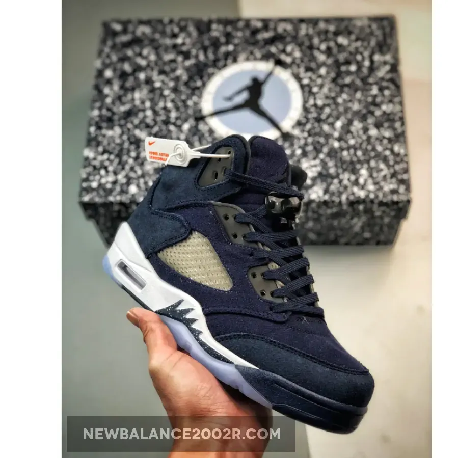 Air Jordan 5 Georgetown Midnight Navy/Black
