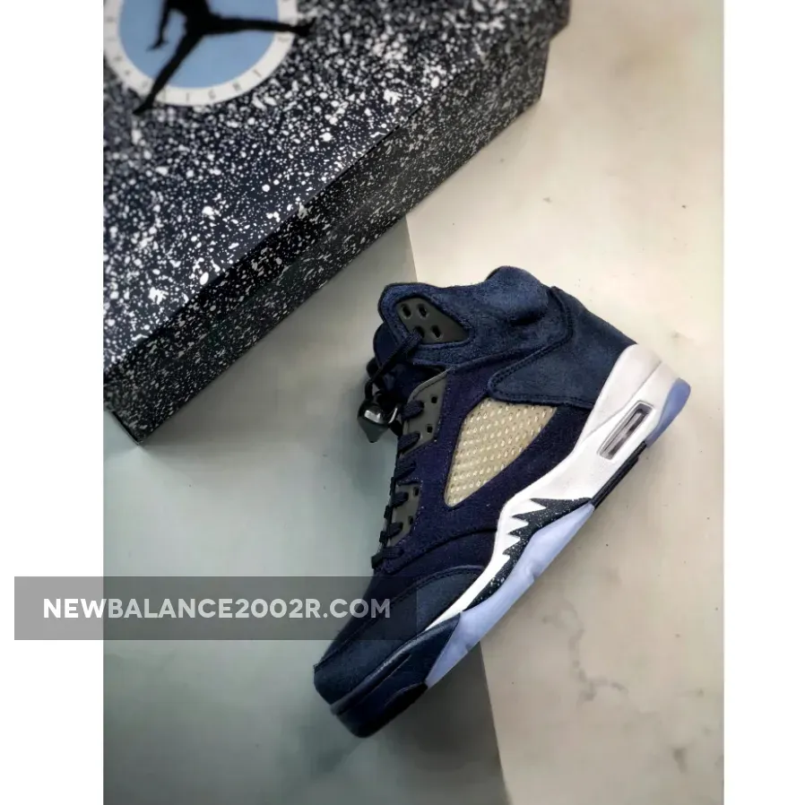 Air Jordan 5 Georgetown Midnight Navy/Black Air Jordan 5 Georgetown Midnight Navy/Black