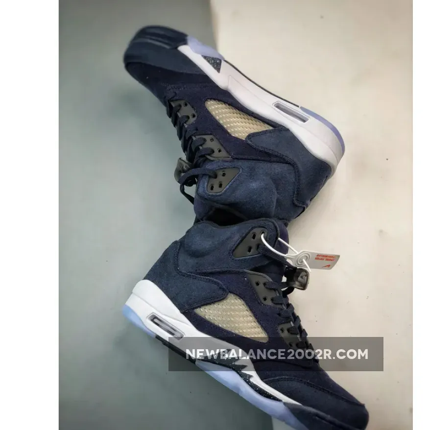 Air Jordan 5 Georgetown Midnight Navy/Black Air Jordan 5 Georgetown Midnight Navy/Black