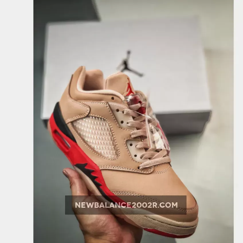 Air Jordan 5 Low "Girls That Hoop" Arctic Orange/Siren Red-Black