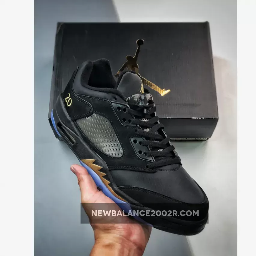 Air Jordan 5 Retro Low Wings ‘Class of 2020-21’ Black Gold