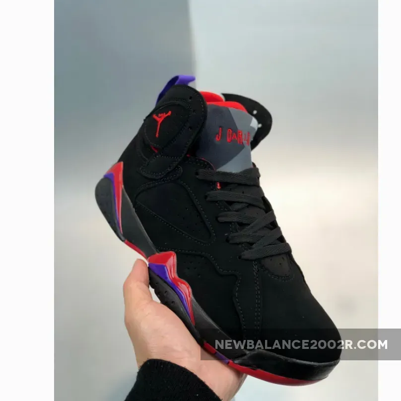 Air Jordan 7 Retro "Raptor" Black/True Red-Dark Charcoal-Club Purple