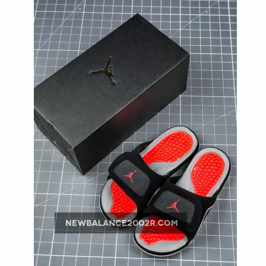 Air Jordan Hydro 13 Black Red Grey