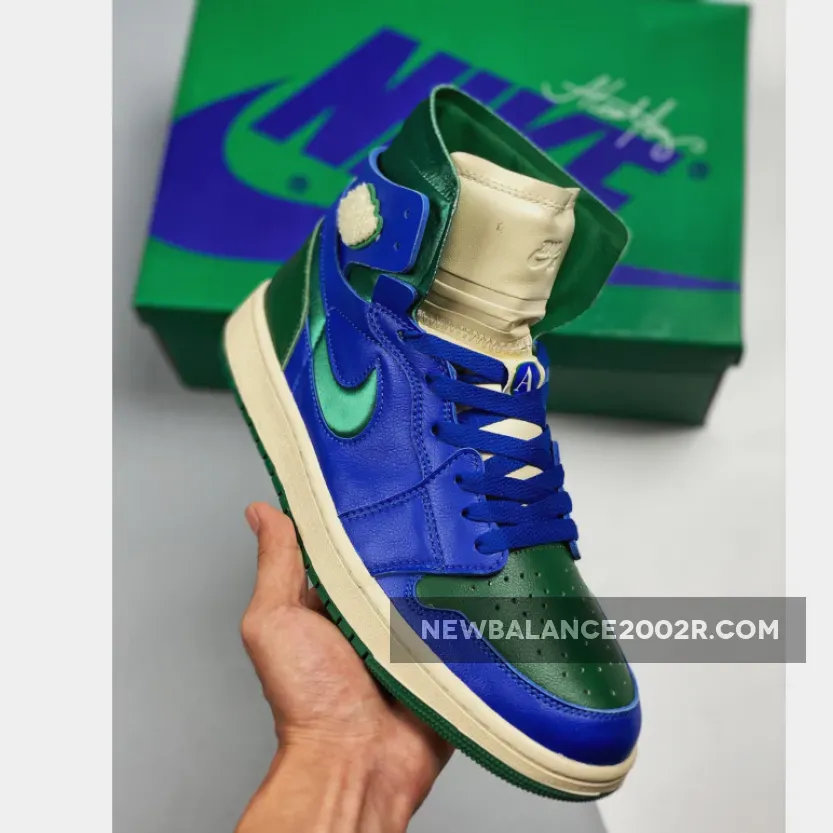 Aleali May x Air Jordan 1 Zoom Comfort "Califia" Hyper Royal/Pine Green