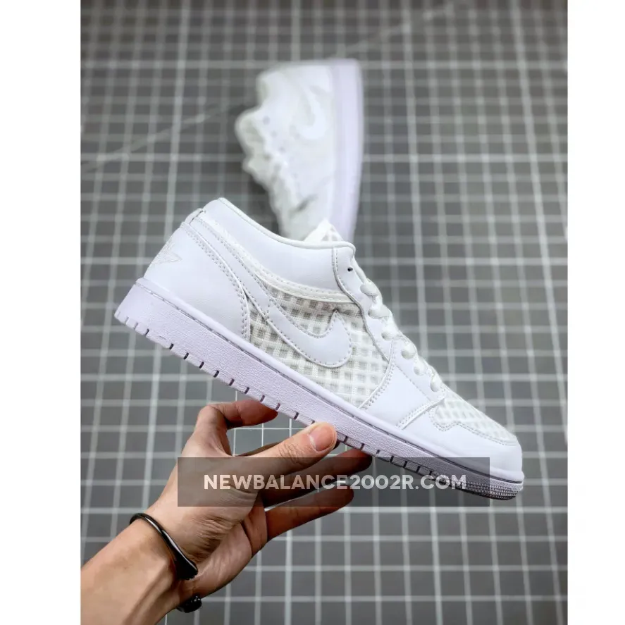 All White Air Jordan 1 Low Breathe All White Air Jordan 1 Low Breathe