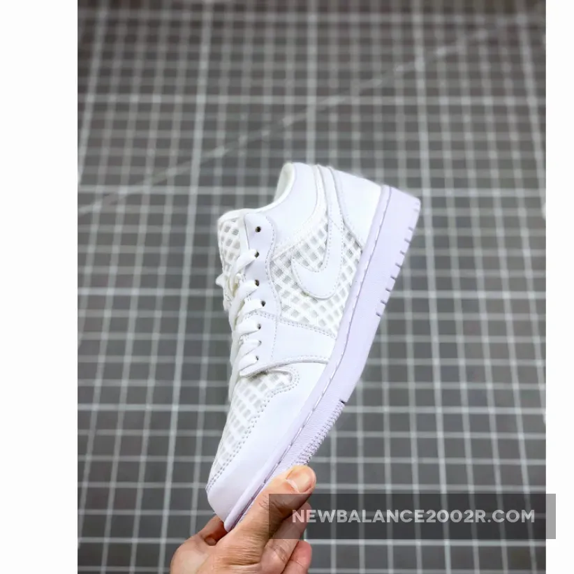 All White Air Jordan 1 Low Breathe All White Air Jordan 1 Low Breathe