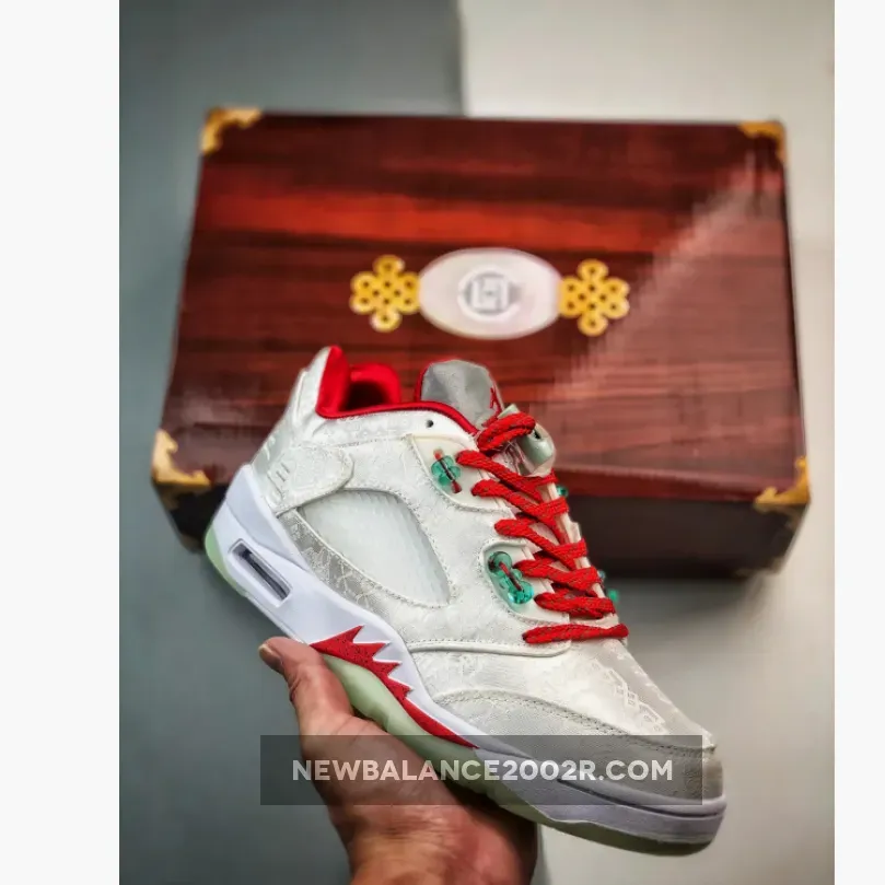 CLOT x Air Jordan 5 Low "White Silk"