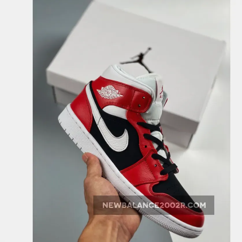 Jordan 1 Mid Gym Red Black