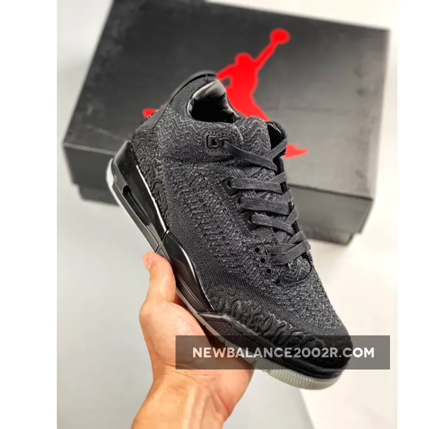 Jordan 3 Flyknit Black