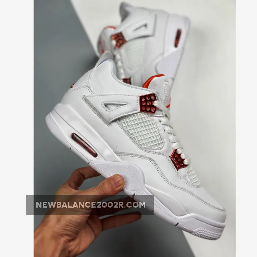 Jordan 4 Metallic Pack White Orange Jordan 4 Metallic Pack White Orange